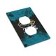 thumbnail image 3 of Panel de interruptores con marco romano de cuero simple para luces de conmutación Jaguars Panel de pared Interruptor de luz simple, doble o con tirador, 3 of 8