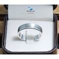 thumbnail image 2 of Sterling Silver 925 Ring / 6.0 mm. Comfort fit / Wedding band / Rhodium plated Nickel-Free / MadDuckJewels RG1469WGR / Thailand Jewelry, 2 of 4