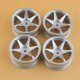 thumbnail image 5 of 4Pcs 1/10 RC On-Road Drift Racing Car 52Mm Llanta de Rueda de Metal Cubos de Rueda para Sakura para , Color Titanio A, 5 of 5