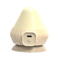 thumbnail image 3 of Tachiuwa Mini Vibrating Massage Ball Heated Trigger Point Massager for Legs Neck Back Yellow, 3 of 7