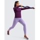 thumbnail image 3 of Remera CRZ YOGA sin costuras de manga larga transpirable color ciruela S, 3 of 7