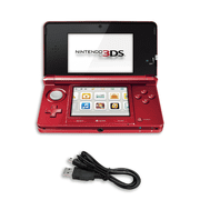 Nintendo 3DS Game Console, Metallic Red