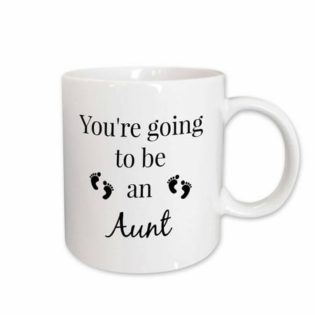 

3dRose Youre going to be an Aunt - Ceramic Mug 11-ounce