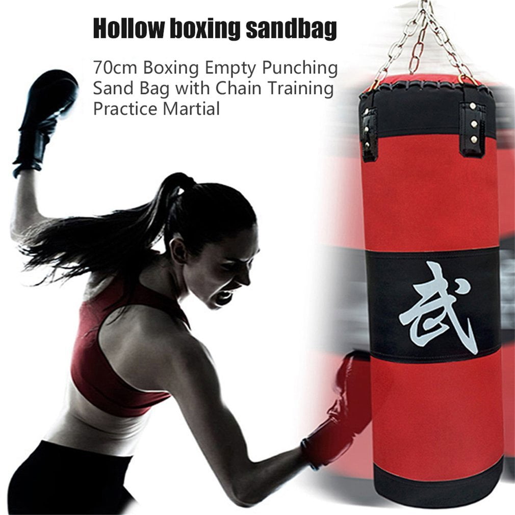 70cm Boxing Empty Punching Sand Bag with Chain Training Practice