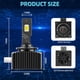 thumbnail image 5 of D1 D2 D3 D4 D5 Luces de conducción LED 120W 40000LM Bombilla de faro delantero de coche (D1) Ehuebsd Accesorios para autos y motos, 5 of 9