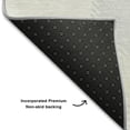thumbnail image 4 of HomeRoots 669164 5 x 8 ft. Black & Ivory Abstract Geometric Transitional Washable Machine Made Rectangle Area Rug with UV Protection, 4 of 5