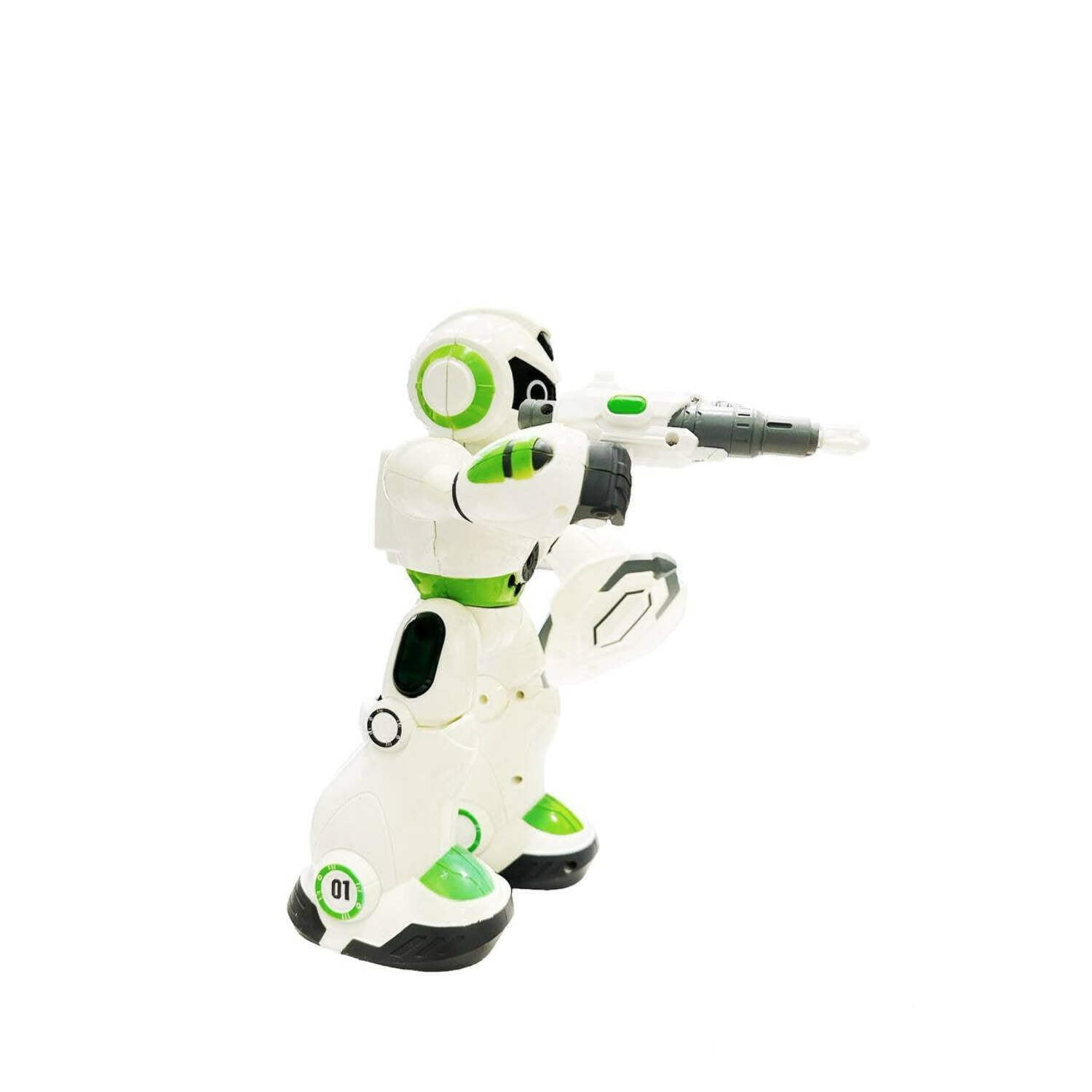 GN Universe Interactive Space Smart Robot With Gesture Sensing Shield and Space Guns And Remote Control Different Sounds Ages 3+