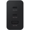 thumbnail image 3 of Samsung Cargador de pared de carga súper rápida de 3 puertos de 65 W, 1 USB-C de 65 W, 1 USB-C de 25 W, 1 USB-A de 25 W, capacidad máxima de 65 W (cable incluido), negro Samsung  EP-TA8OONB, 3 of 7