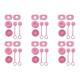 thumbnail image 1 of Tapón Antiderrames para Antifugas Silicona Color Rosa 6 Uds., 1 of 4