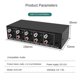 thumbnail image 5 of Audio Splitter 1 in 4 Out RCA L/R Aux Stereo Audio Splitter 1X4 Audio Distributor Compatible With PC DVD Speake -CDSX, 5 of 5
