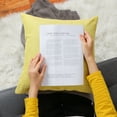 thumbnail image 3 of PiccoCasa 18" x 18" Cotton Linen Throw Pillowcases Set of 2, Yellow, 3 of 8