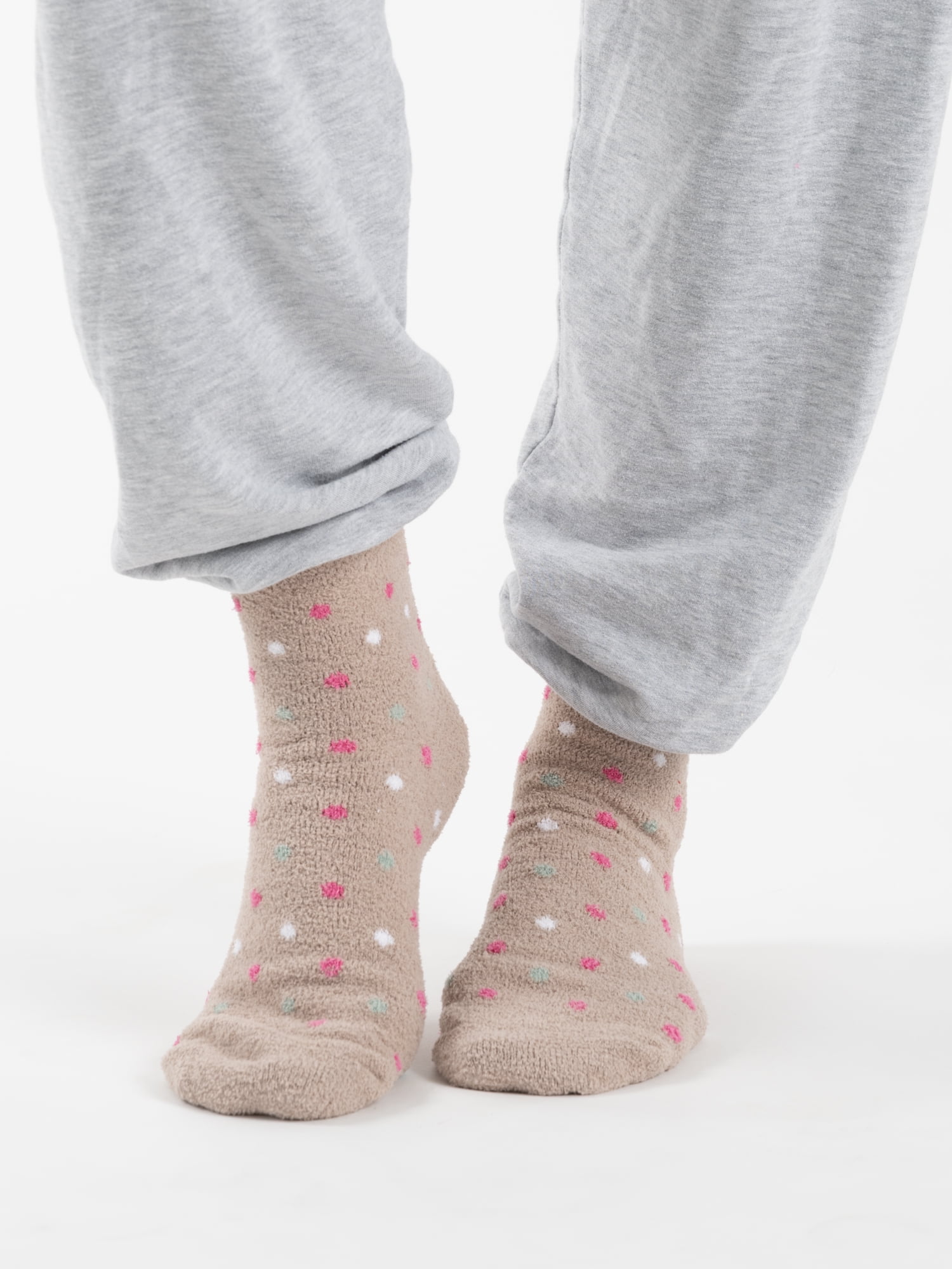 MUK LUKS Women's Cozy Novelty Socks, 2-Pack
