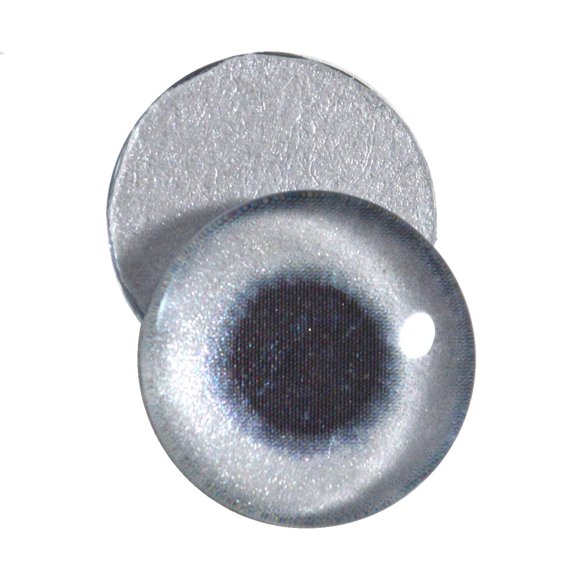 Silver Metallic Glass Eyes