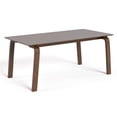 thumbnail image 2 of Furniture of America Senoil Boucle Fabric 5-Piece Dining Table Set in Walnut, 2 of 20