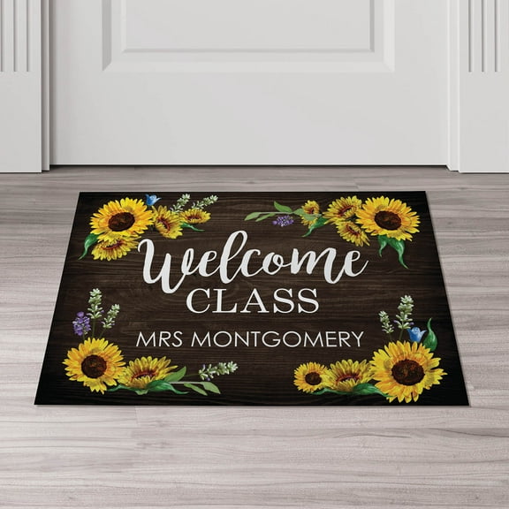 Welcome Class Personalized Doormat