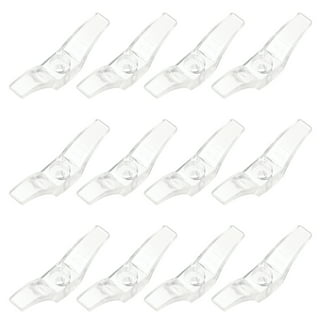KALIONE Cord Cleats for Blinds, 12pcs Blind Cord Cleats Plastic Transparent  Blind Cord Cleats with Screws for Home Office Window Blinds Curtains Sun
