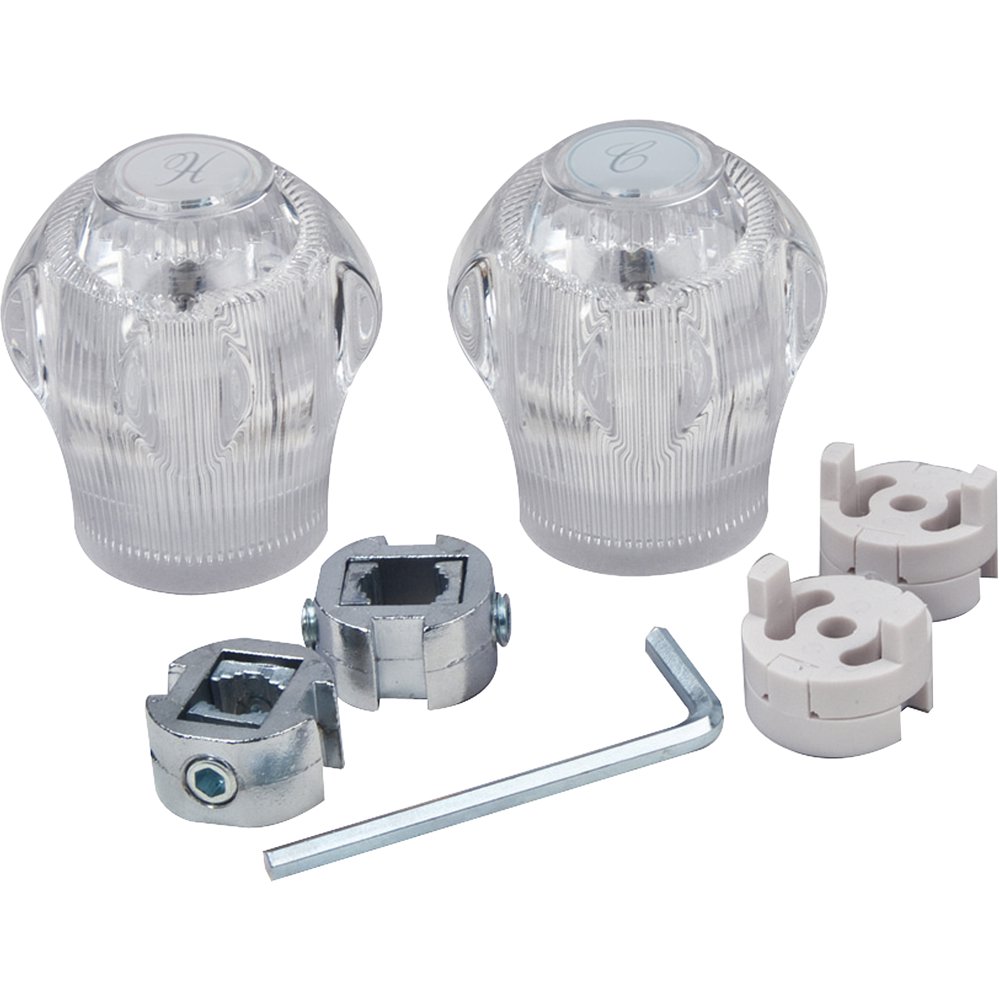 Peerless replacement handles, Clear for most Lav/Kitchen faucets. 2