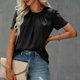 thumbnail image 3 of Blusa de manga acampanada para mujer, camisa de verano para mujer, blusa de manga abullonada para mujer, materiales ecológicos, 3 of 6