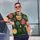 thumbnail image 4 of Balery Christmas Camisa Polo de Hombre con Estampado, de Manga Corta y Tejido Medio, Camisa Tipo Golf Polo-Large, 4 of 6