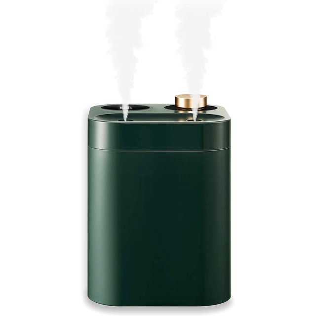Humidificador de aire inalámbrico, difusor de aceite 5 modos de pulverización silenciosos, con pantalla de alimentación (800 ml verde) Sincero Electrónica