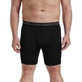 thumbnail image 2 of Harbor Bay by DXL Men's Big and Tall Performance Solid Boxer Brief, Black, 5XL, Each, 2 of 7