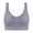 Gray, variant on Womens Bras Seamless No Underwire Supportive Soft Wireless Push Up Bras Full Coverage Bralettes Comfort U Back T-Shirt Bra Low Impact Yoga Workout Fitness Bras - Gray/2XL