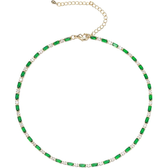 Tennis Necklaces for Women, Cubic Zirconia Necklace Choker Necklace Classic Dainty Jewelry Gifts