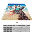 thumbnail image 2 of Gresahom Giraffe Fleece Blanket Gift for Adults and Kids Family Animal Funny Colorful Giraffe Blanket Super Soft Plush Flannel Throw Blanket for Couch Bed Sofa(60"x80"), 2 of 8