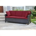 thumbnail image 1 of Pemberly Row Canapé Patio en Chocolat et Merlot, 1 of 2