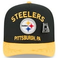 thumbnail image 2 of Men's New Era Black/Gold Pittsburgh Steelers 2025 NFL Draft On Stage A-Frame 59FIFTY Fitted Hat, 2 of 5