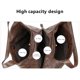 thumbnail image 5 of Bolso de hombro de gran capacidad para mujer, Café, 5 of 6