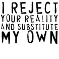 thumbnail image 3 of CafePress - I Reject Your Reality Ash Grey T Shirt - Men's Classic Graphic T-Shirt, 3 of 4