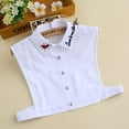 thumbnail image 3 of Half Shirt Blouse Collar Detachable Fake Collar Faux Dickey Collar, 3 of 6