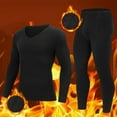 thumbnail image 4 of RYDCOT Men's Ultra Heavyweight thermal Compression Underwear Set Extreme Cold Weather Base Layer Top Bottom Fleece Lined Long Johns Black, 4 of 8