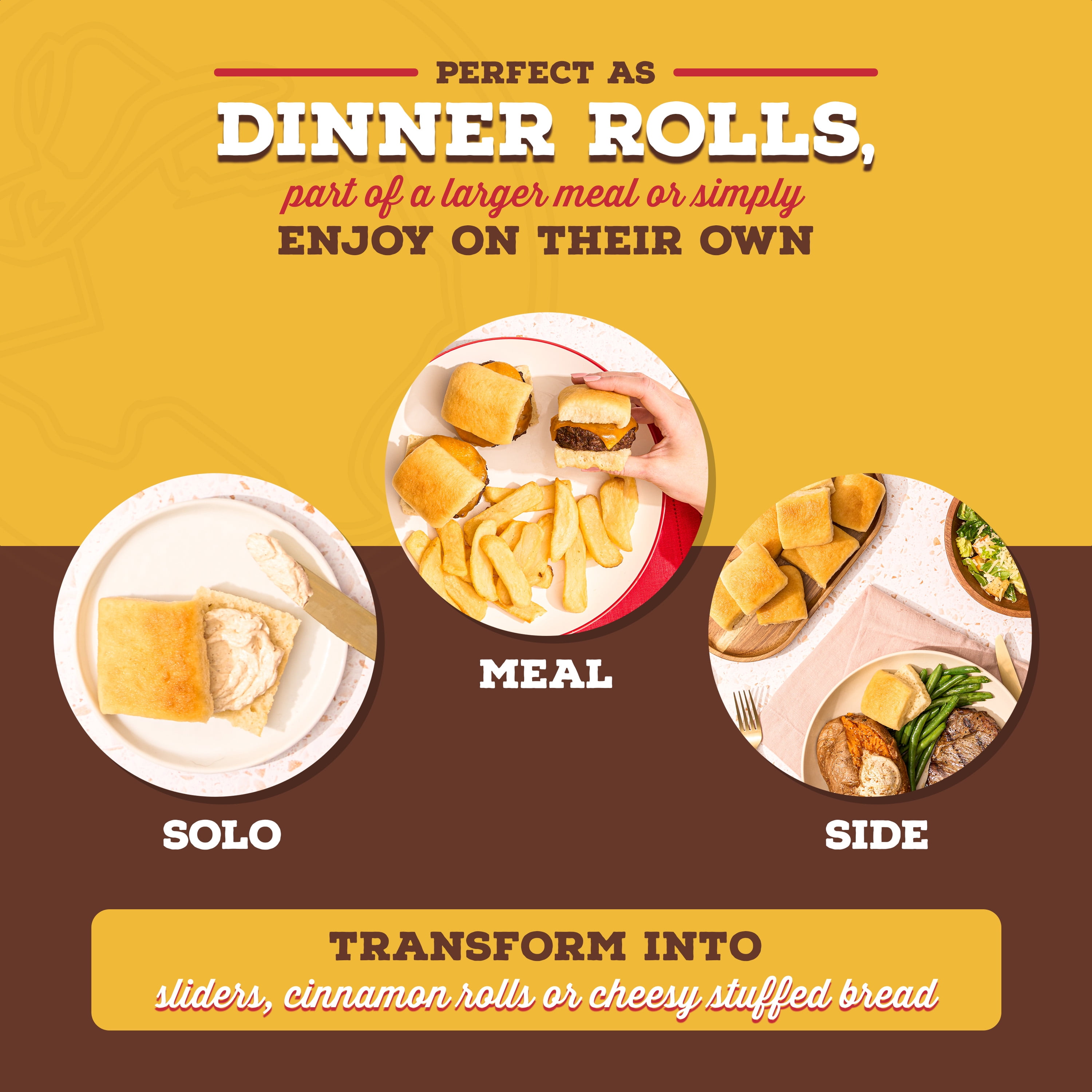 Texas Roadhouse Mini Rolls with Honey Cinnamon Glaze, 12 Count