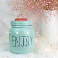 thumbnail image 3 of STAR MOON Wax Warmer for Home Dcor, Home Scentsy Warmer, Rae Dunn Decor, No Flame, Removable Dish, with One More Bulb, Teal (Mason Jar), 3 of 10
