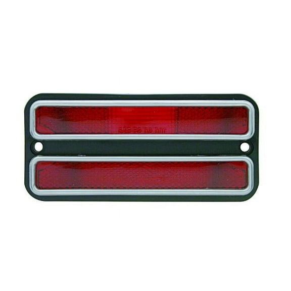 United Pacific Deluxe Side Marker Light, Red Lens For 1968-72 Chevy & GMC Truck, Model C687203