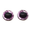 thumbnail image 2 of High Domed Sparkling Pink Human Glass Eyes, 2 of 4