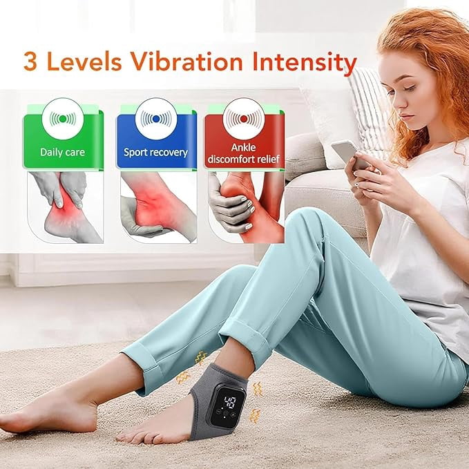 TripleHBB Foot Massager for Neuropathy,3-in-1 Cordless Foot and Ankle Massager for Heel, Arch & Ankle Relief,Foot Massager with 3 Vibration Modes & 3 Heat Levels, 2000mAh Rechargeable