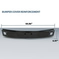 thumbnail image 3 of Front Upper Bumper Reinforcement Iron Black Fit For 2010-2016 Cadillac SRX 22792566, 3 of 10