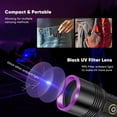 thumbnail image 2 of Linterna UV LUXNOVAQ 30W 365nm USB recargable luz negra, 2 of 9