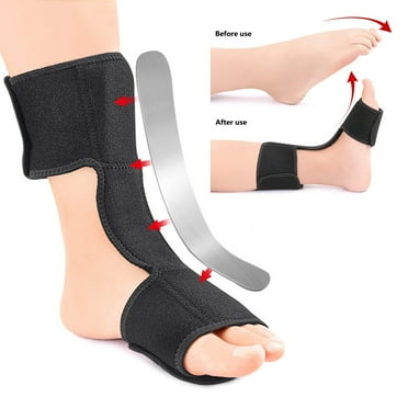 Men Women Drop Foot Brace, Adjustable Foot Drop Braces Help Raise Shoes, Foot Up Splint for Ankle, Improved Walking Gait, Foot& Ankle Brace Support With Aluminum Plate