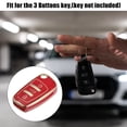 thumbnail image 3 of Unique Bargains Car Key Fob Cover 3 Button Remote Key Fob Case TPU Button Full Protector Cover Red for Audi Q3 2015-2020, 3 of 7