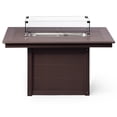 thumbnail image 5 of WestinTrends Helios 46" Modern Outdoor 55,000 BTU Patio Gas Propane Rectangle Deck Fire Pit Table (Rocks Not Included), Dark Brown, 5 of 14