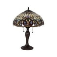 thumbnail image 2 of RADIANCE Goods Tiffany-Style 2 Light Victorian Table Lamp 16" Shade, 2 of 9