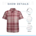 thumbnail image 7 of High Quality Hawaiian Shirts for Men Short Sleeve Aloha Beach Shirt Floral Summer Casual Button Down Shirts Blouses R9W9CA, 7 of 7