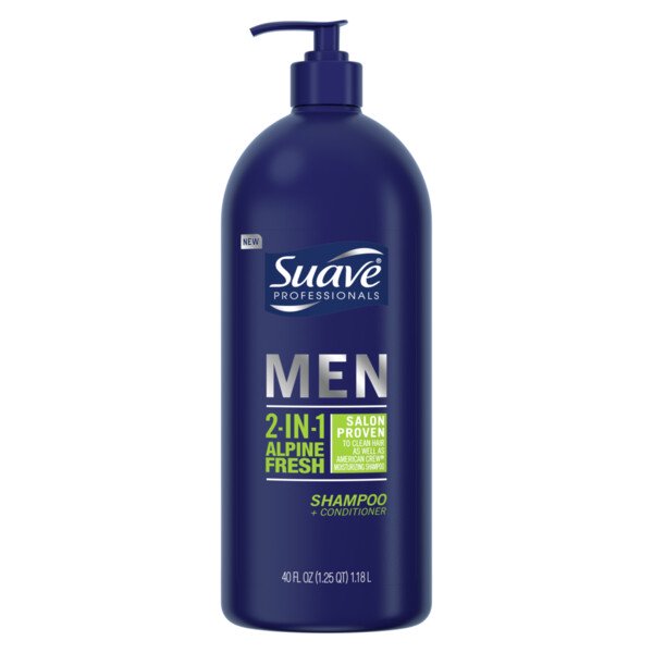 Suave Men 2 In 1 Shampoo And Conditioner Alpine Fresh 40 Oz Walmart