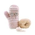 thumbnail image 2 of Dyfzdhu Children Warm Gloves Windproof Thickened Mitten Cute Plush Kids Gloves Pink, 2 of 3