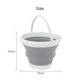 thumbnail image 2 of Cubos plegables, cubo plegable, portador de Camping, cocina, plástico, silicona, 2 of 5
