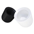 thumbnail image 3 of 2pcs Black + White Coffee Mug with Inclined Cup Mouth Design Simple Style Ceramic Coffee Cup for Coffee Shop Western Restaurant Party, 3 of 9